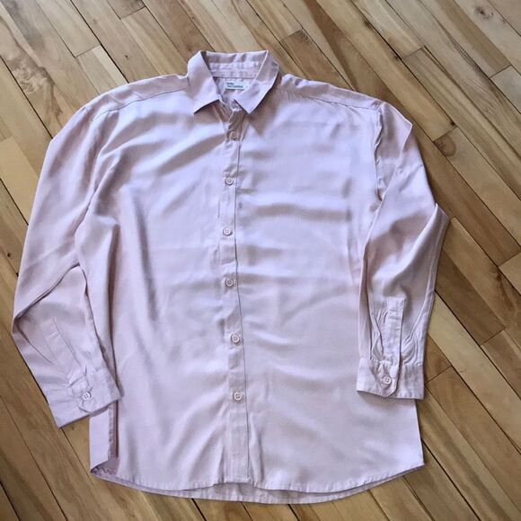 Another Influence light cinnamon button shirt, S - Picture 2 of 5